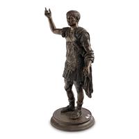 An Italian Bronze Figure of Augustus of Prima Porta