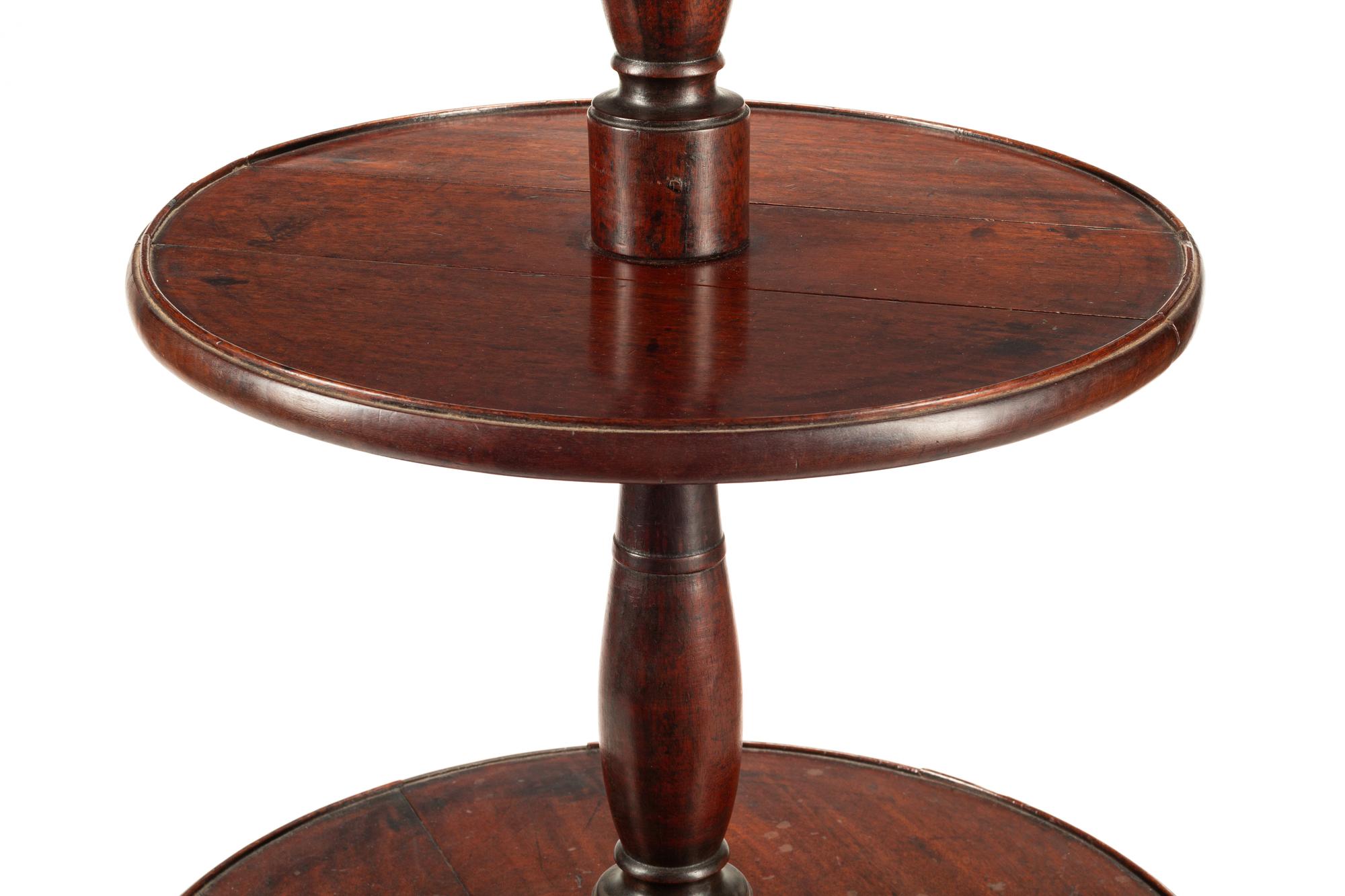 A George III Mahogany Dumbwaiter