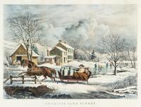 CURRIER, NATHANIEL. American Farm Scenes. No. 4. New York, 1853. Litho. w/hand-coloring.