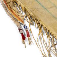 Kiowa Boy's Beaded Hide Leggings