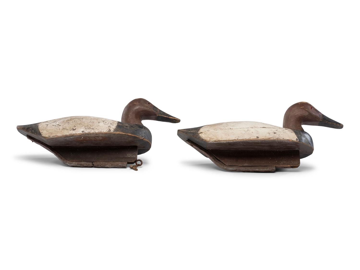 Four Carved and Painted Wood Duck Decoys