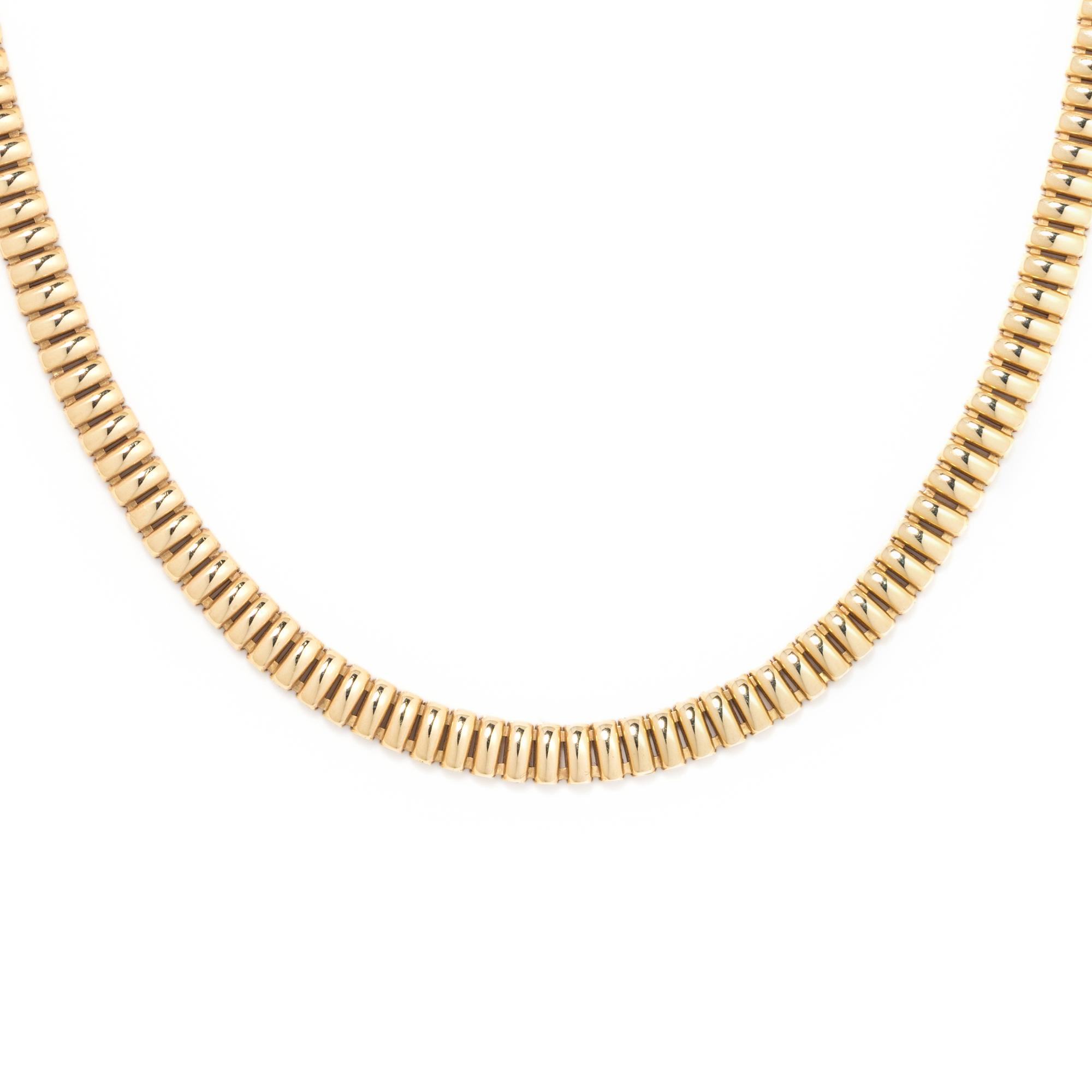 YELLOW GOLD NECKLACE