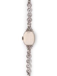 HAMILTON, DIAMOND WRISTWATCH