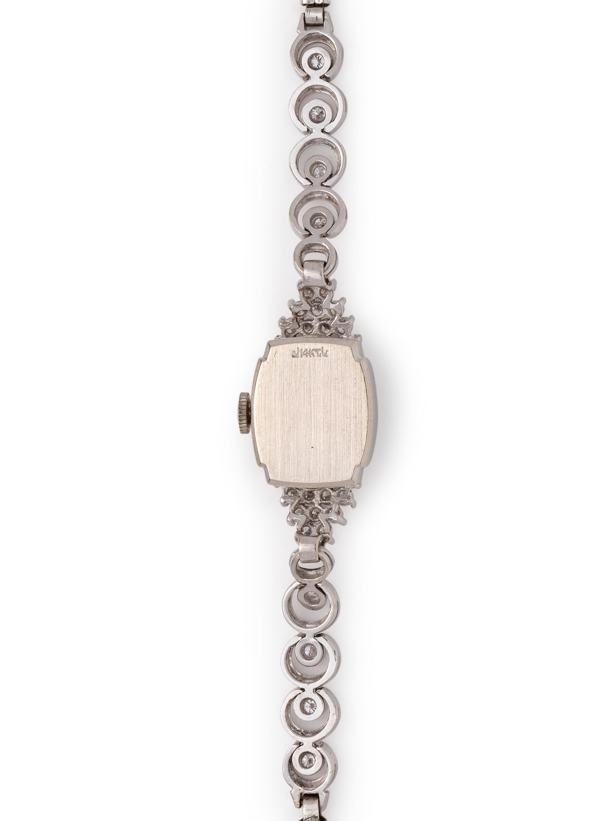 HAMILTON, DIAMOND WRISTWATCH