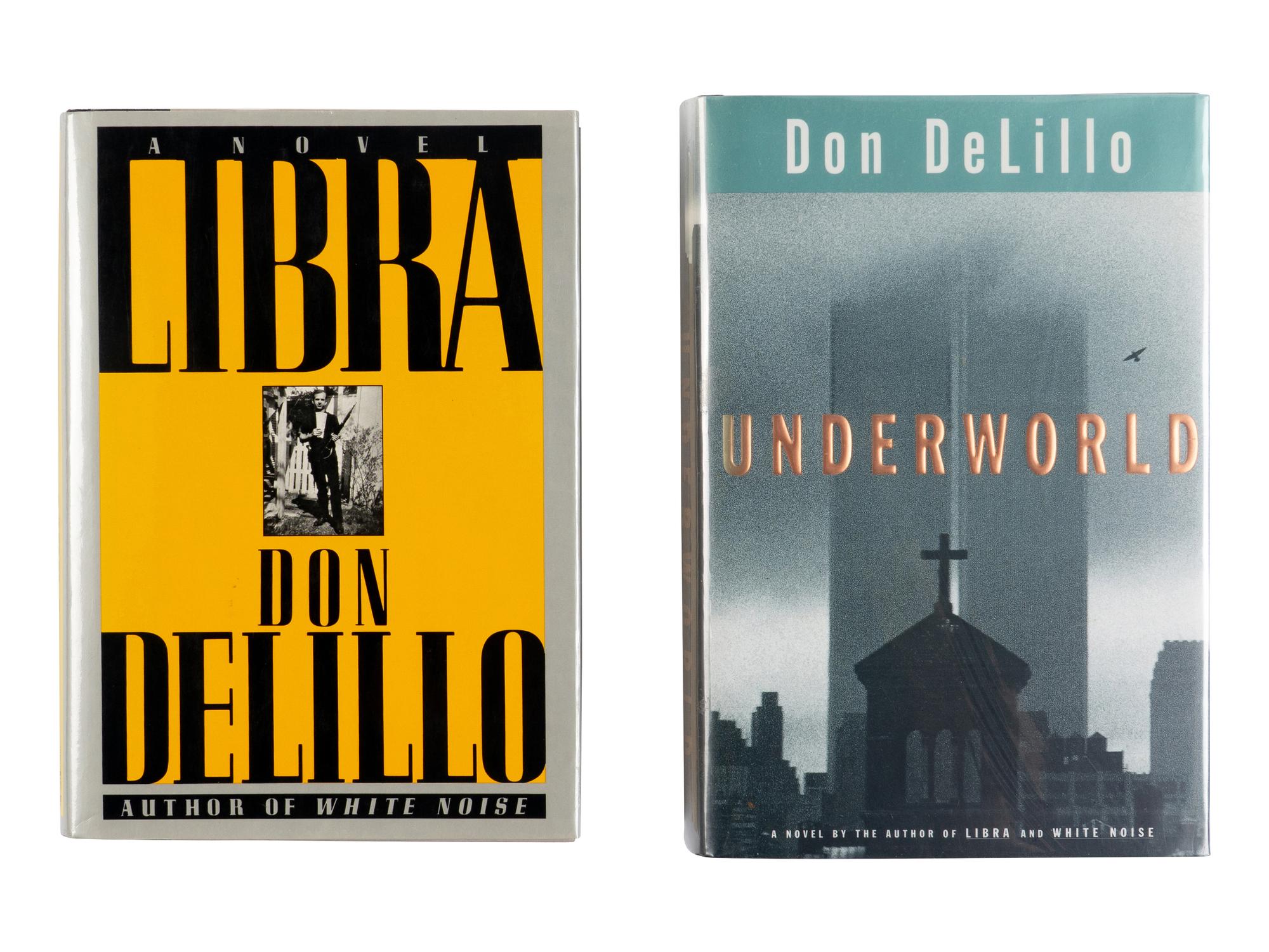 DELILLO, Don (b. 1936). A pair of SIGNED FIRST EDITIONS, comprising: