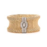 YELLOW GOLD AND DIAMOND BRACELET