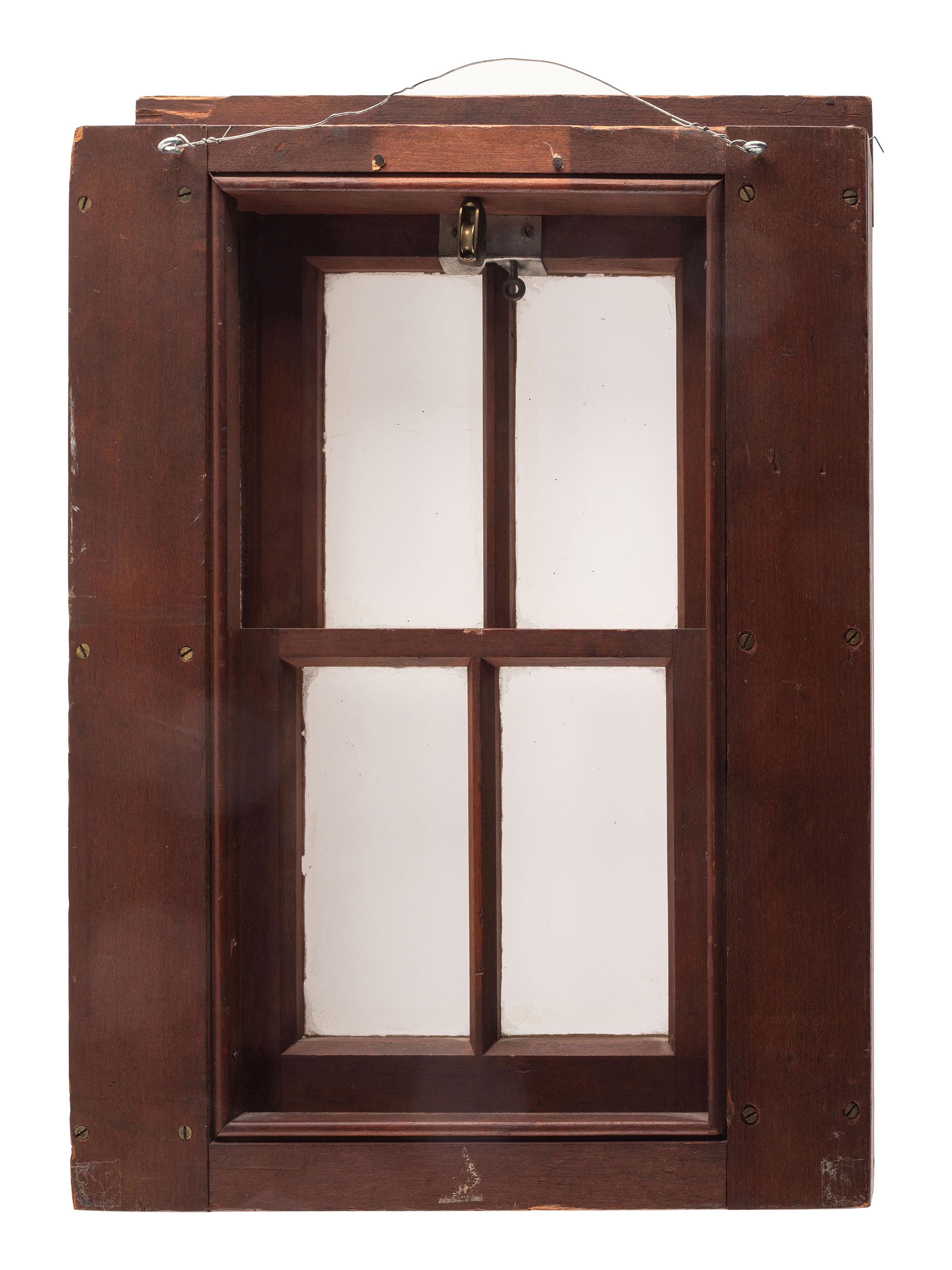 [SCIENCE & TECHNOLOGY]. J. LeFerre patent model for a "Window Sash Elevator" or Sash Balance with original tag, 1867.