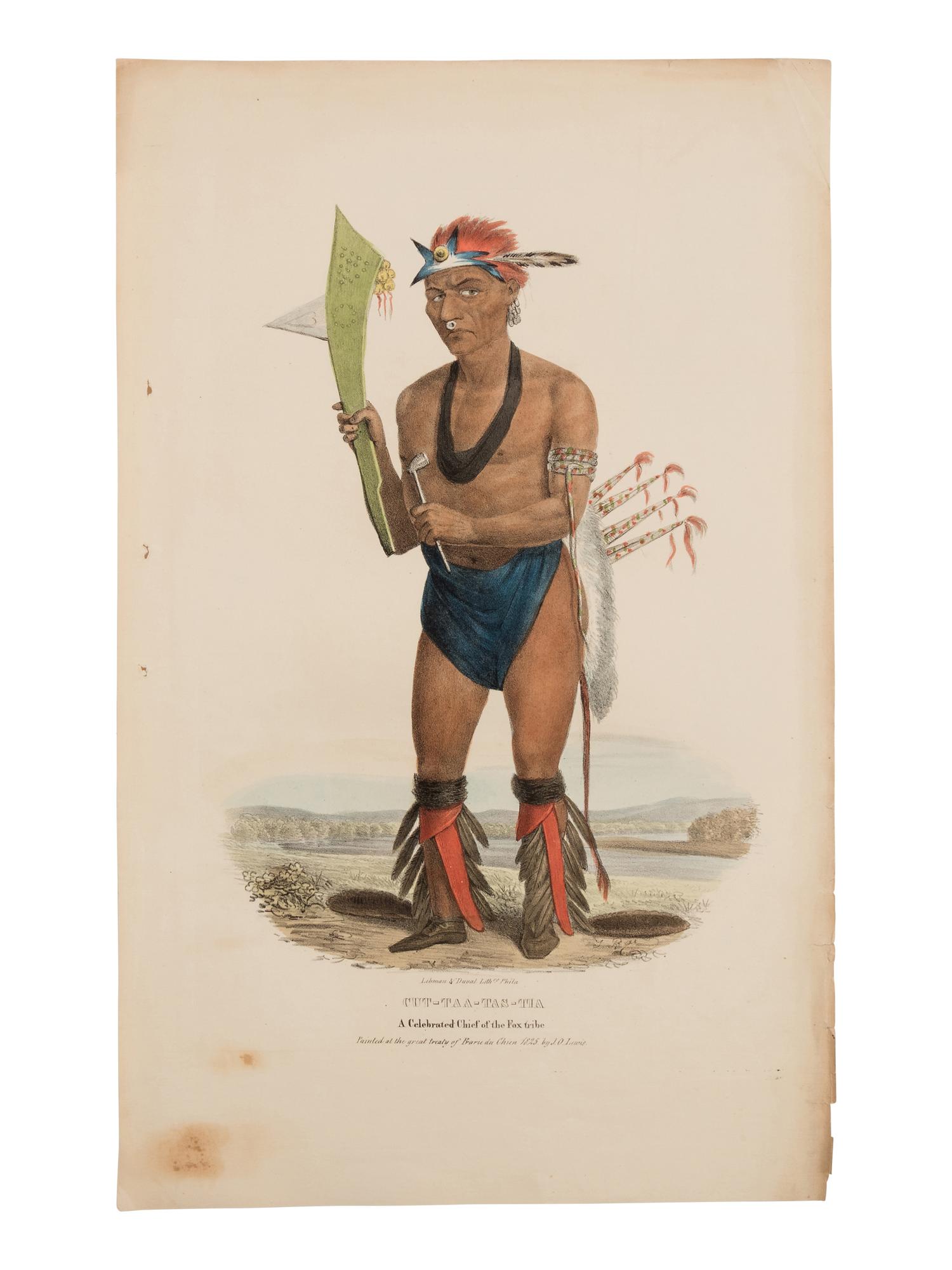 [Native Americana] Lewis, James Otto. Aboriginal Port Folio