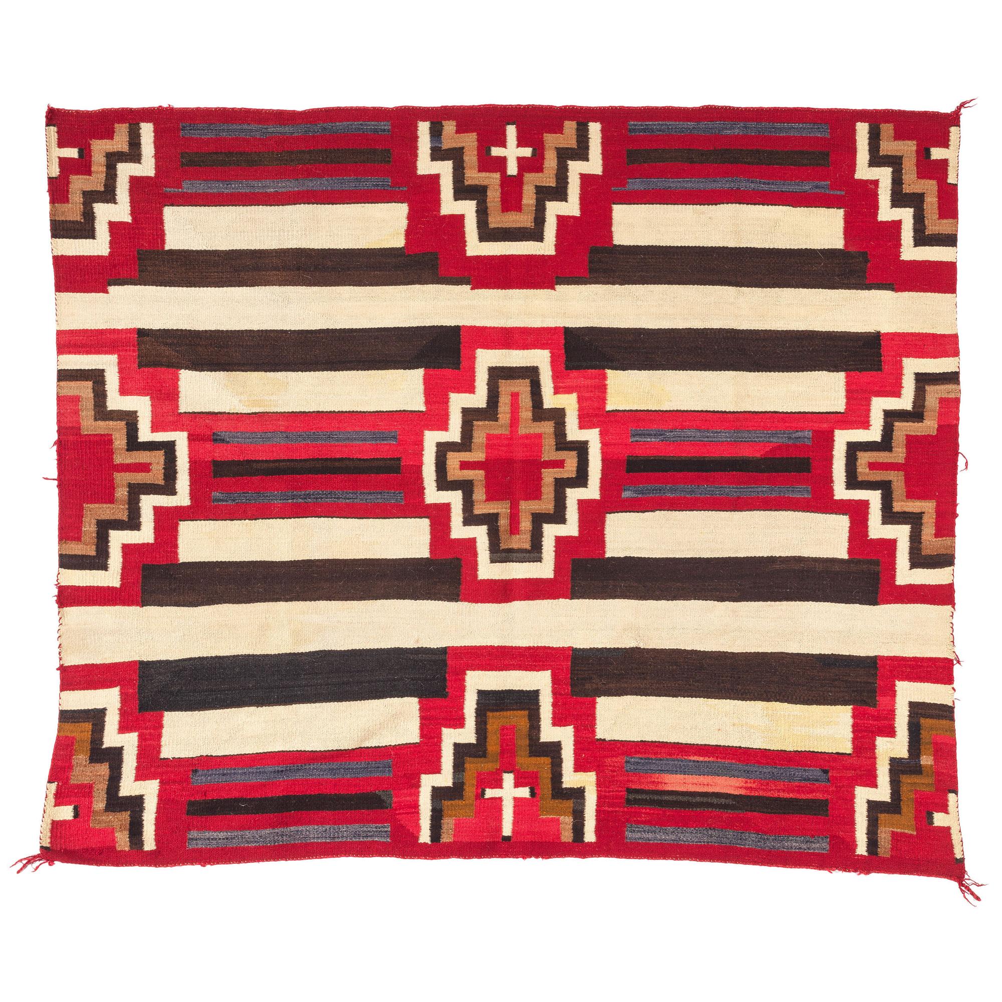 Navajo Third Phase Pattern Blanket / Rug