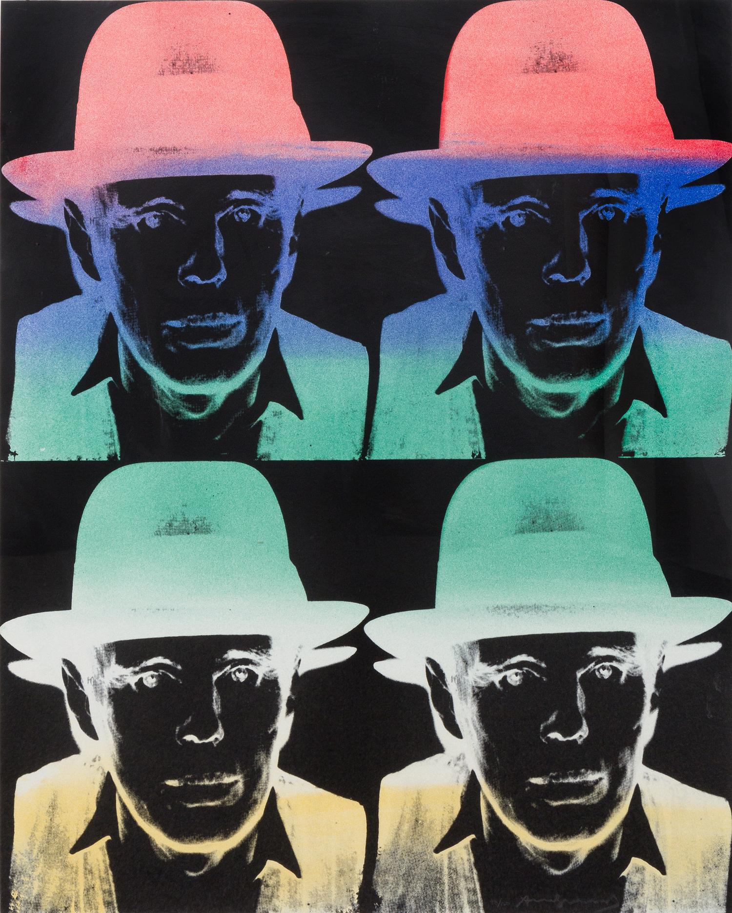Andy Warhol, (American, 1928-1987), Joseph Beuys, (State II), 1980/83