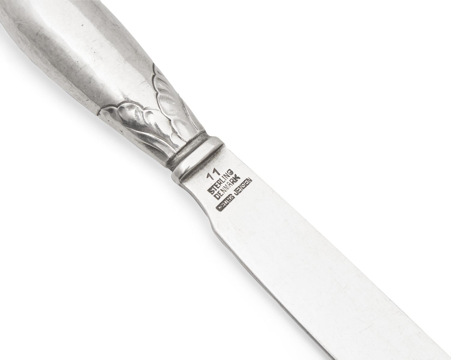 A Group of Georg Jensen Silver Flatware