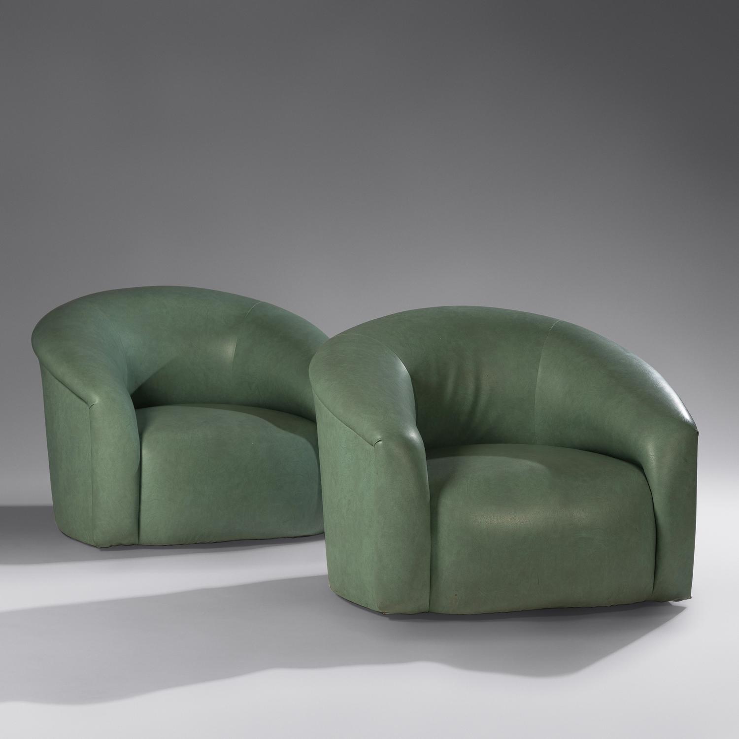 Pair of Lounge Chairs, c. 1970