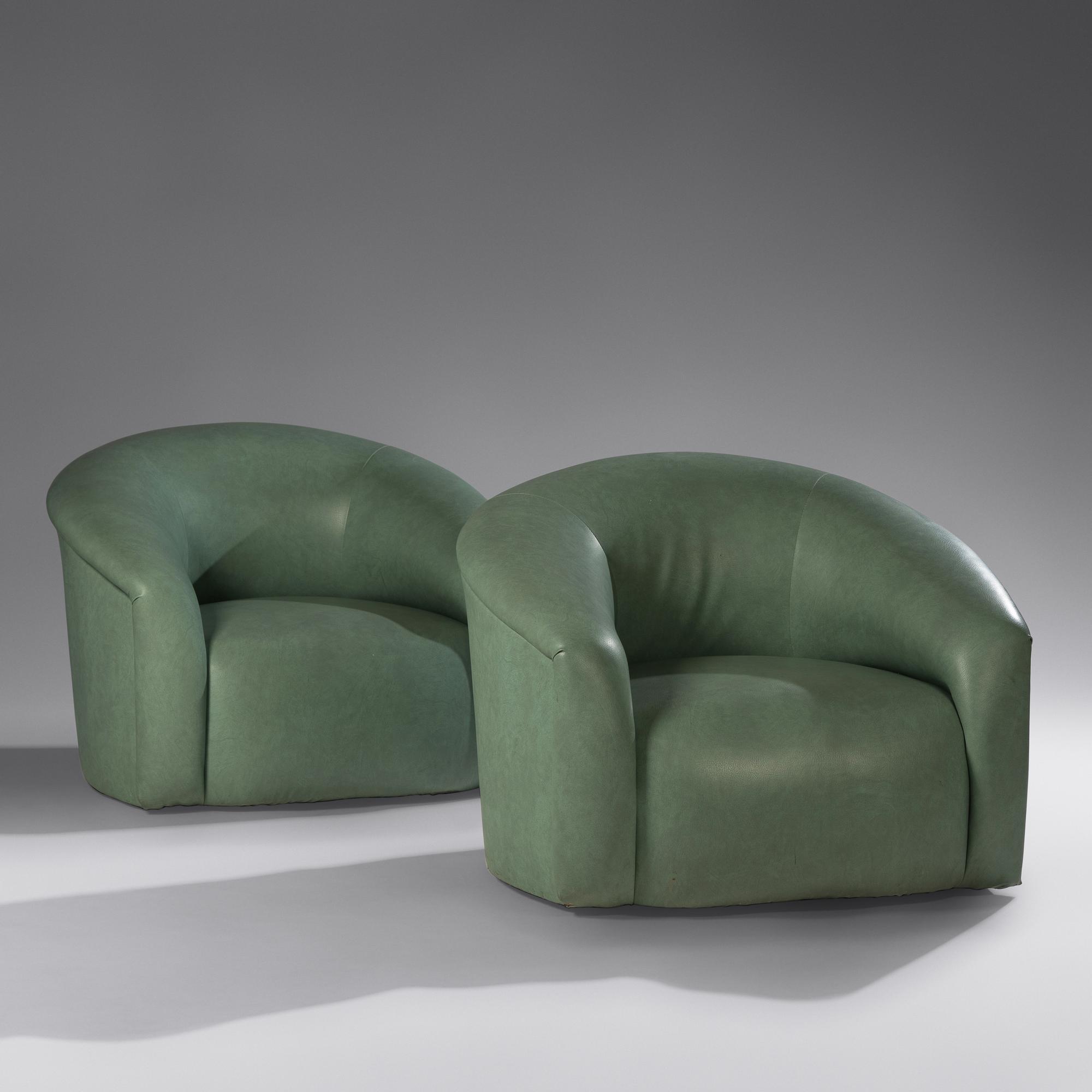 Pair of Lounge Chairs, c. 1970