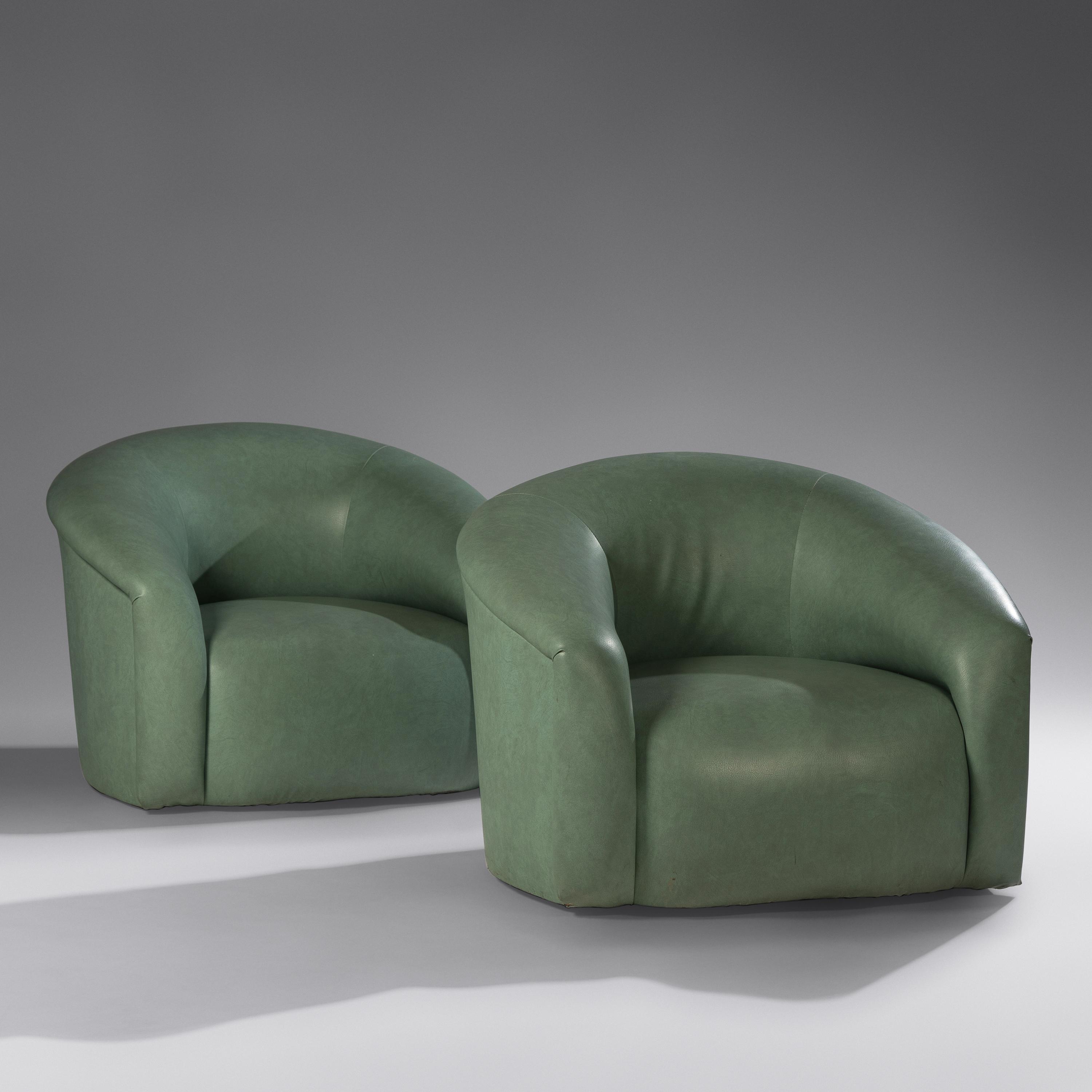 Pair of Lounge Chairs, c. 1970