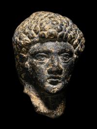 A Roman Bronze Head of Apollo