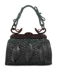 Christian Dior Limited Edition Woven Leather Samourai Bag, 2007