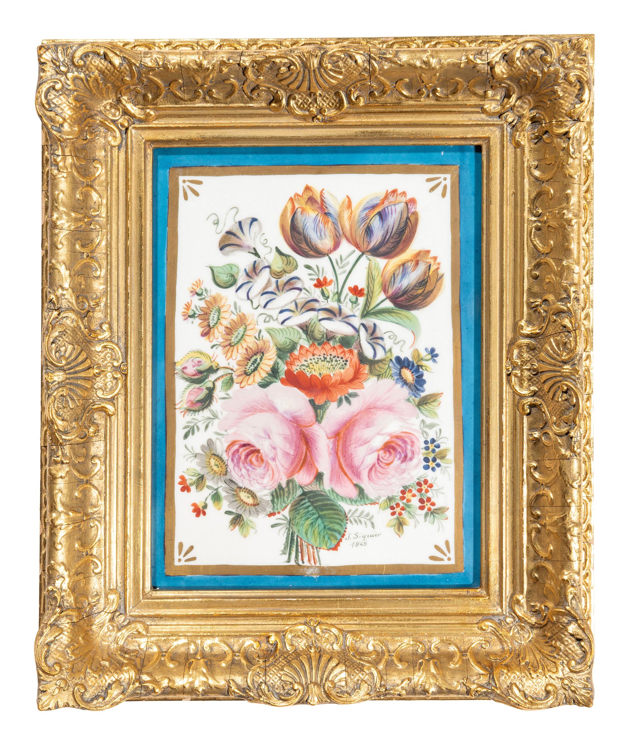 A Pair of Sèvres Style Porcelain Plaques