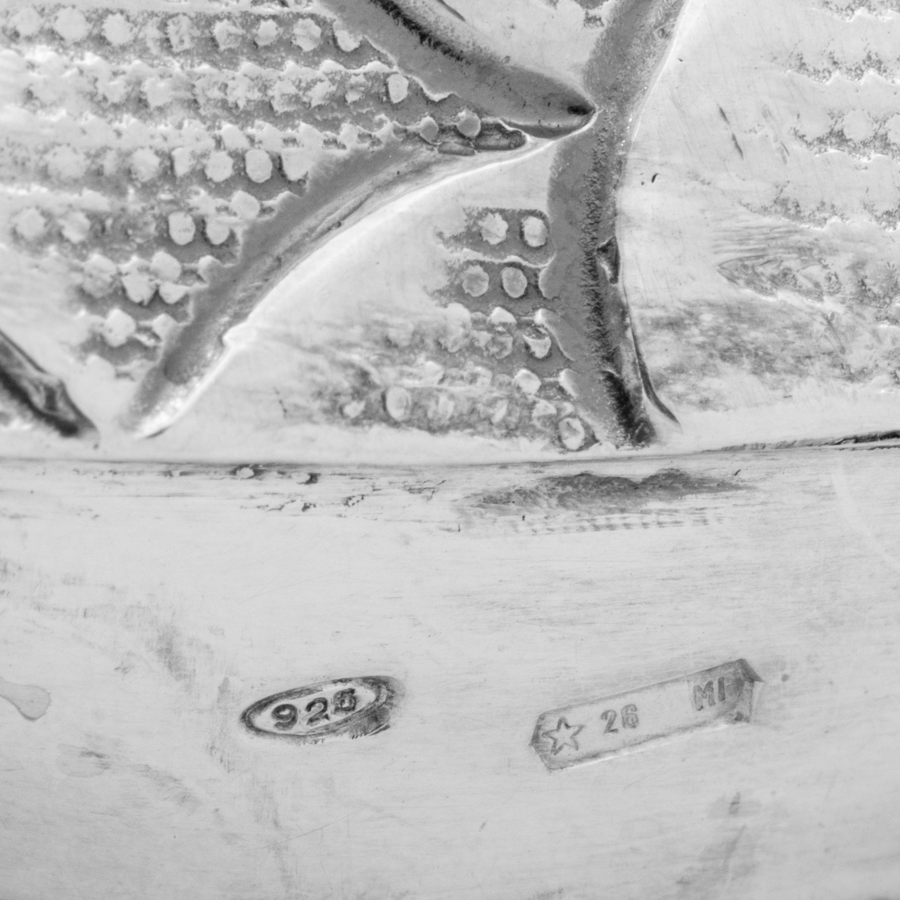 A Buccellati Silver Fish-Form Table Box