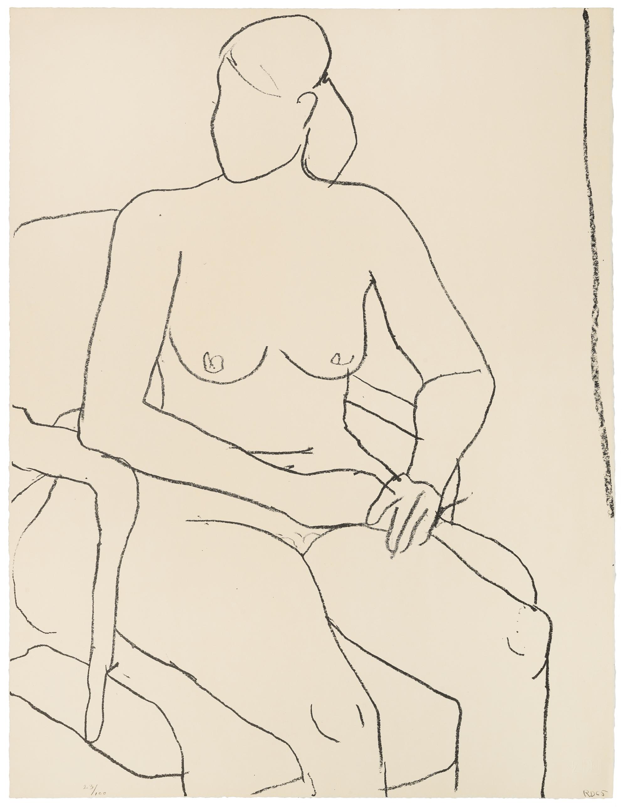 Seated Nude (from the Seated Woman series)