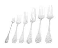 An Extensive Tiffany and Co. Silver Flatware Service
