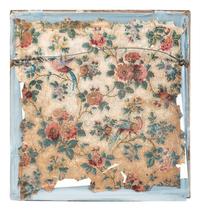 Two Needlework Embroidered Floral Pictures