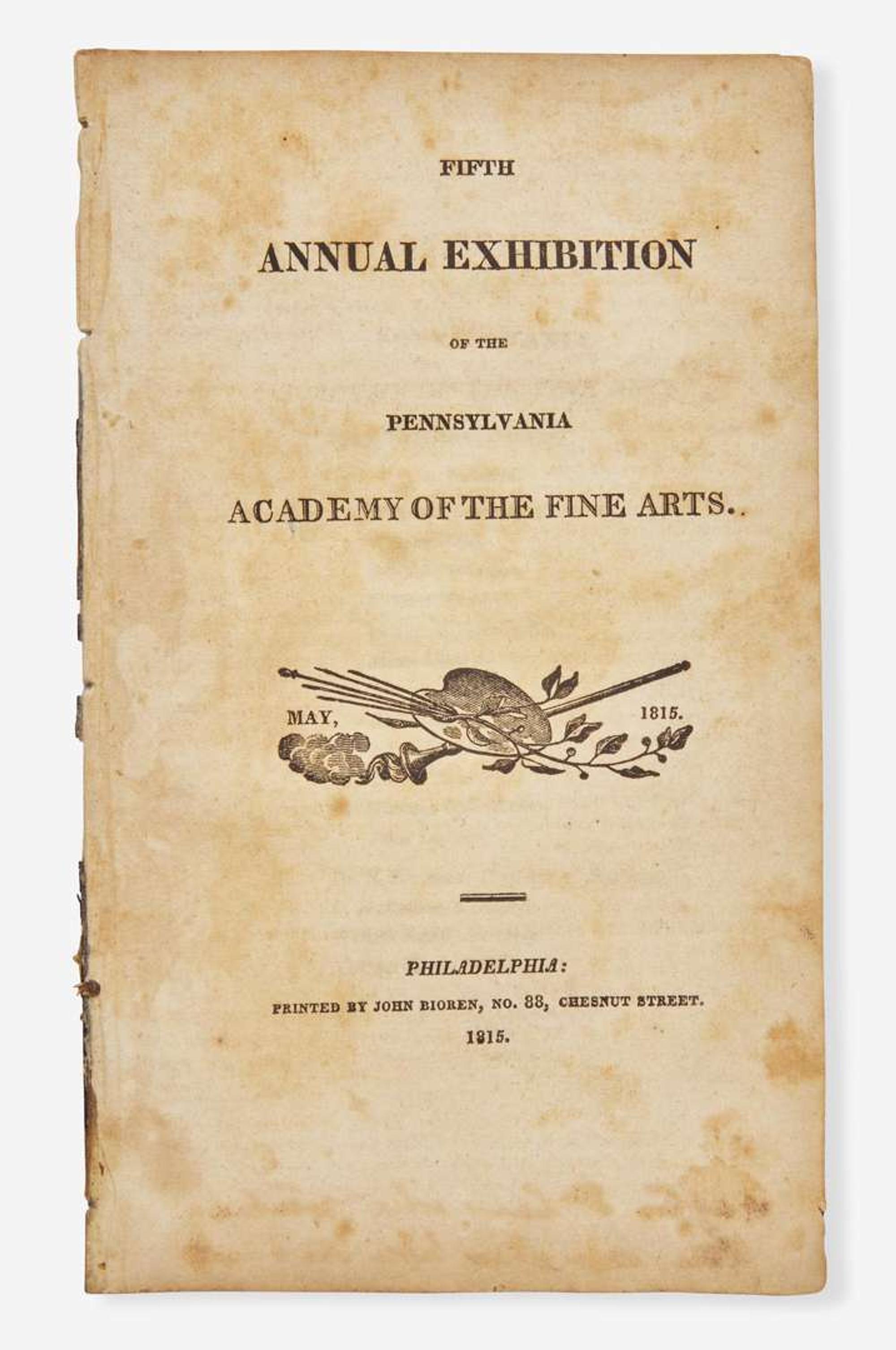 [Art] [Pennsylvania Academy of Fine Arts] Fifth Annual Exhibition of the Pennsylvania Academy of the Fine Arts