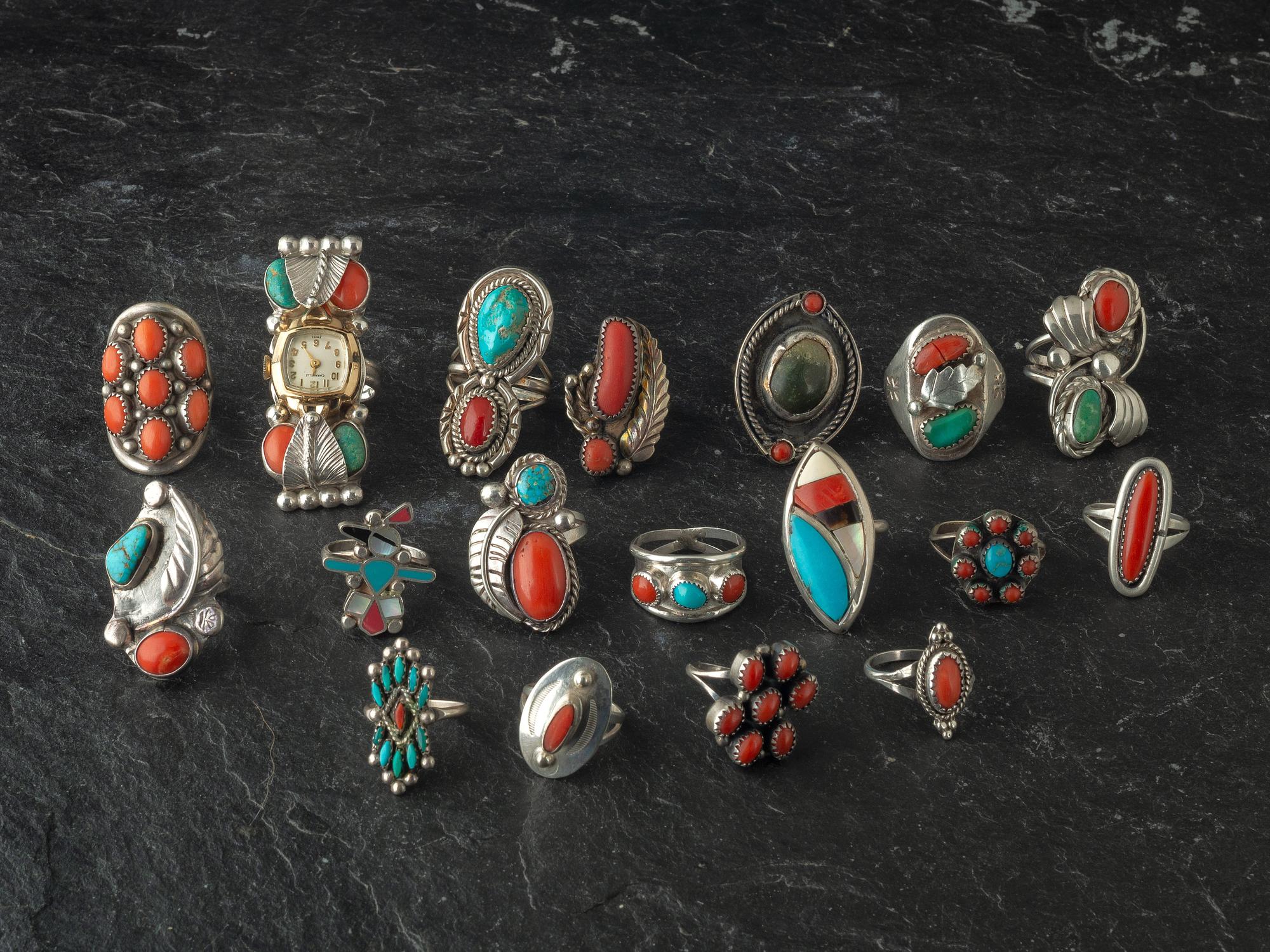 Navajo and Zuni Rings