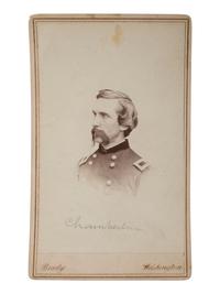 [CIVIL WAR]. [CHAMBERLAIN, Joshua L. (1828-1914)]. BRADY, Mathew, photographer. CDV of Brigadier General Joshua Chamberlain, MOH Gettysburg. Washington, DC.