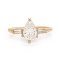 Diamond and Yellow Gold Ring
