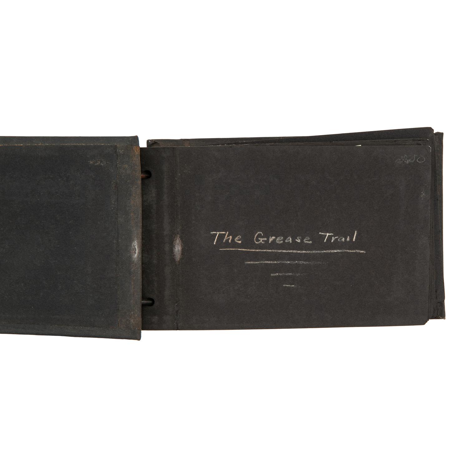 [AMERICANA]. Photograph album of oil geology. N.p., 1917-1919.
