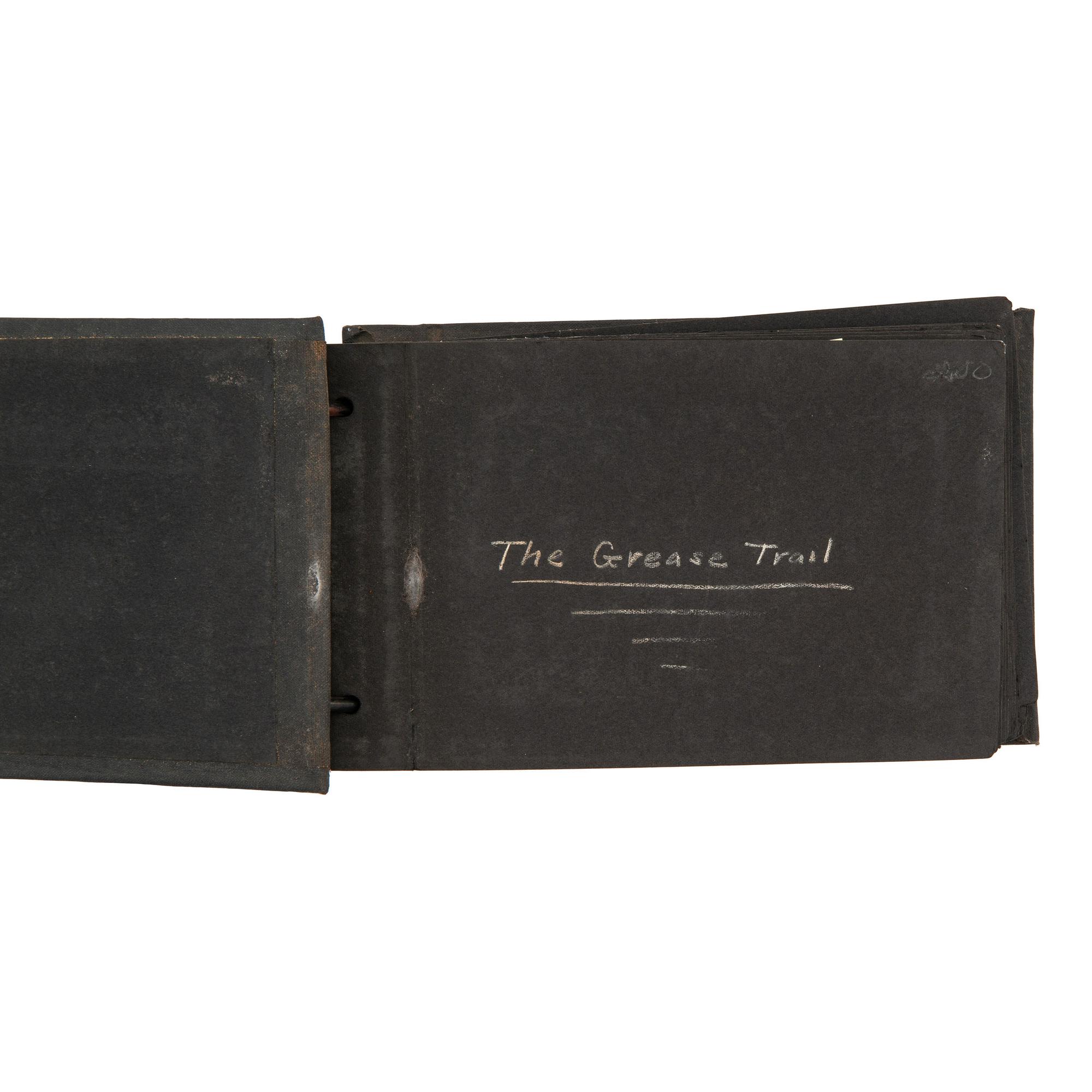 [AMERICANA]. Photograph album of oil geology. N.p., 1917-1919.