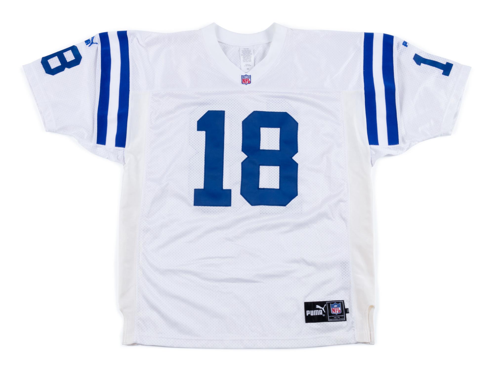 A Peyton Manning Signed Indianapolis Colts Jersey (Puma),
