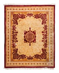 A Turkish Silk and Wool Rug