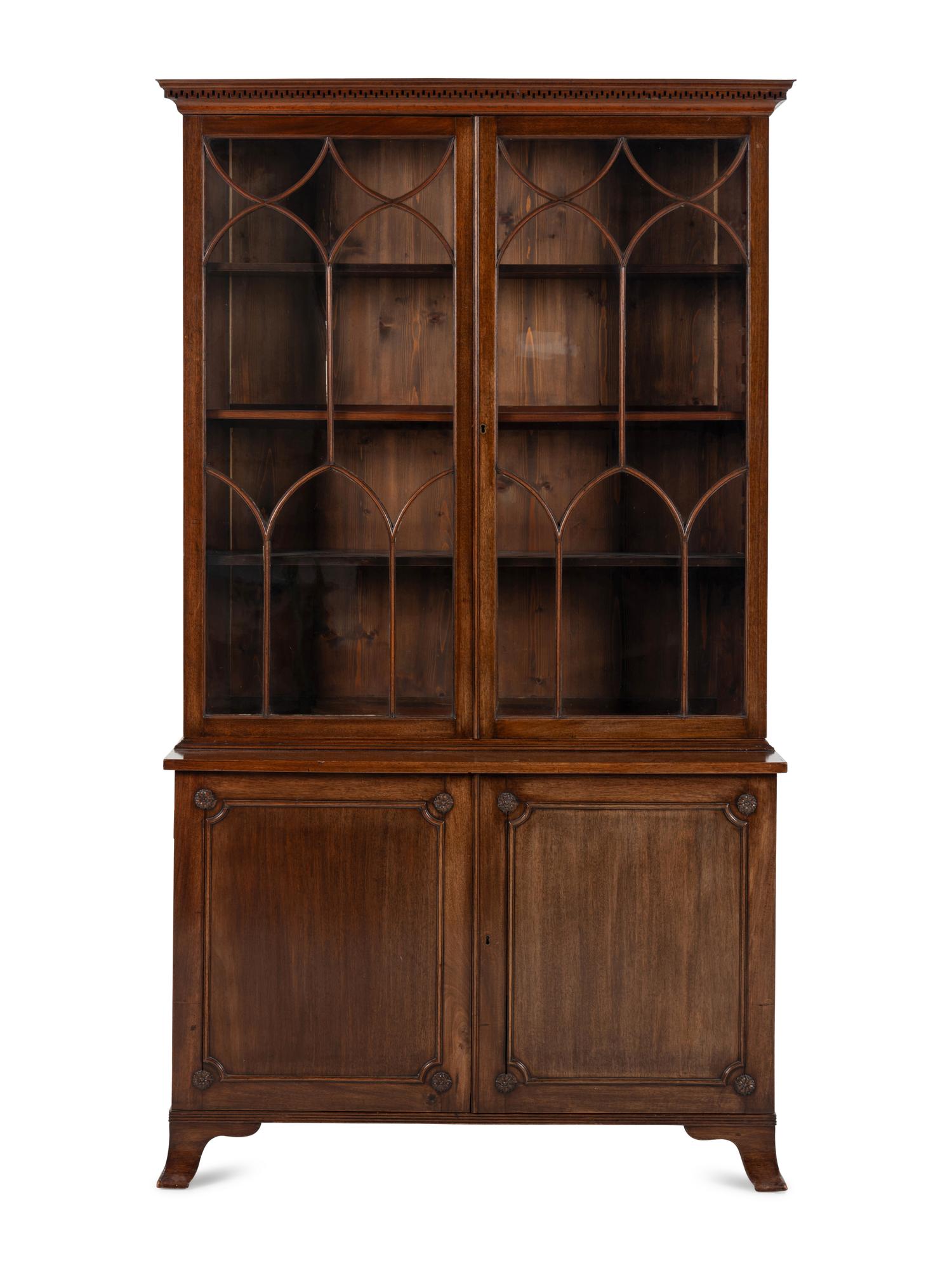 A George III Mahogany Bookcase