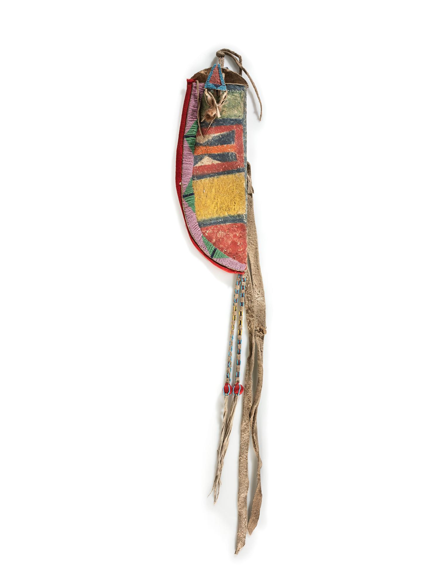 Apsáalooke [Crow] Beaded Parfleche Knife Sheath