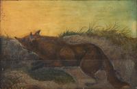 American School 19th Century, Running Fox