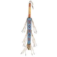 Sioux Double-sided Beaded and Quilled Hair Ornament