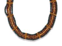 An Egyptian Faience Bead Necklace