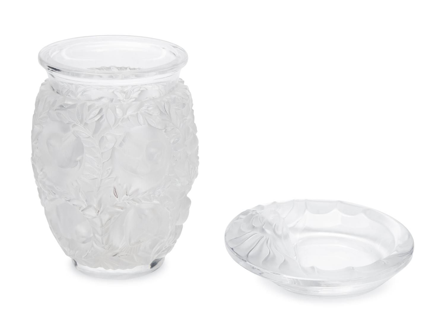 Two Lalique Table Articles