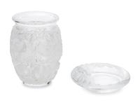 Two Lalique Table Articles
