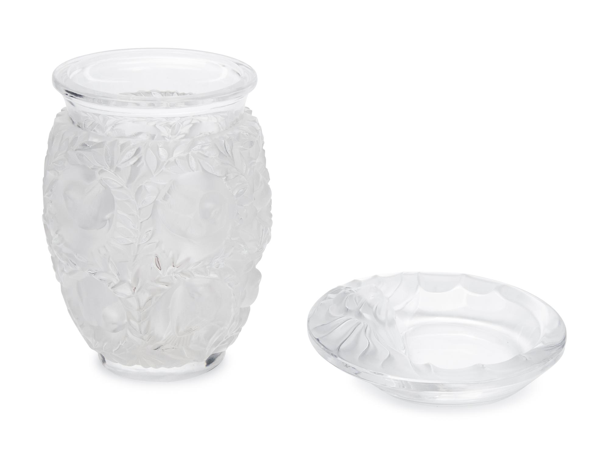 Two Lalique Table Articles