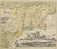 [Americana] (Allard, Hugo). Totius Neobelgii Nova et Accuratissima Tabula