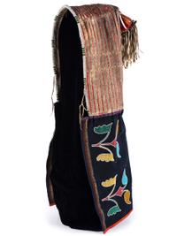 Otoe and Sioux Beaded and Quilled Hide Cradle Cover
