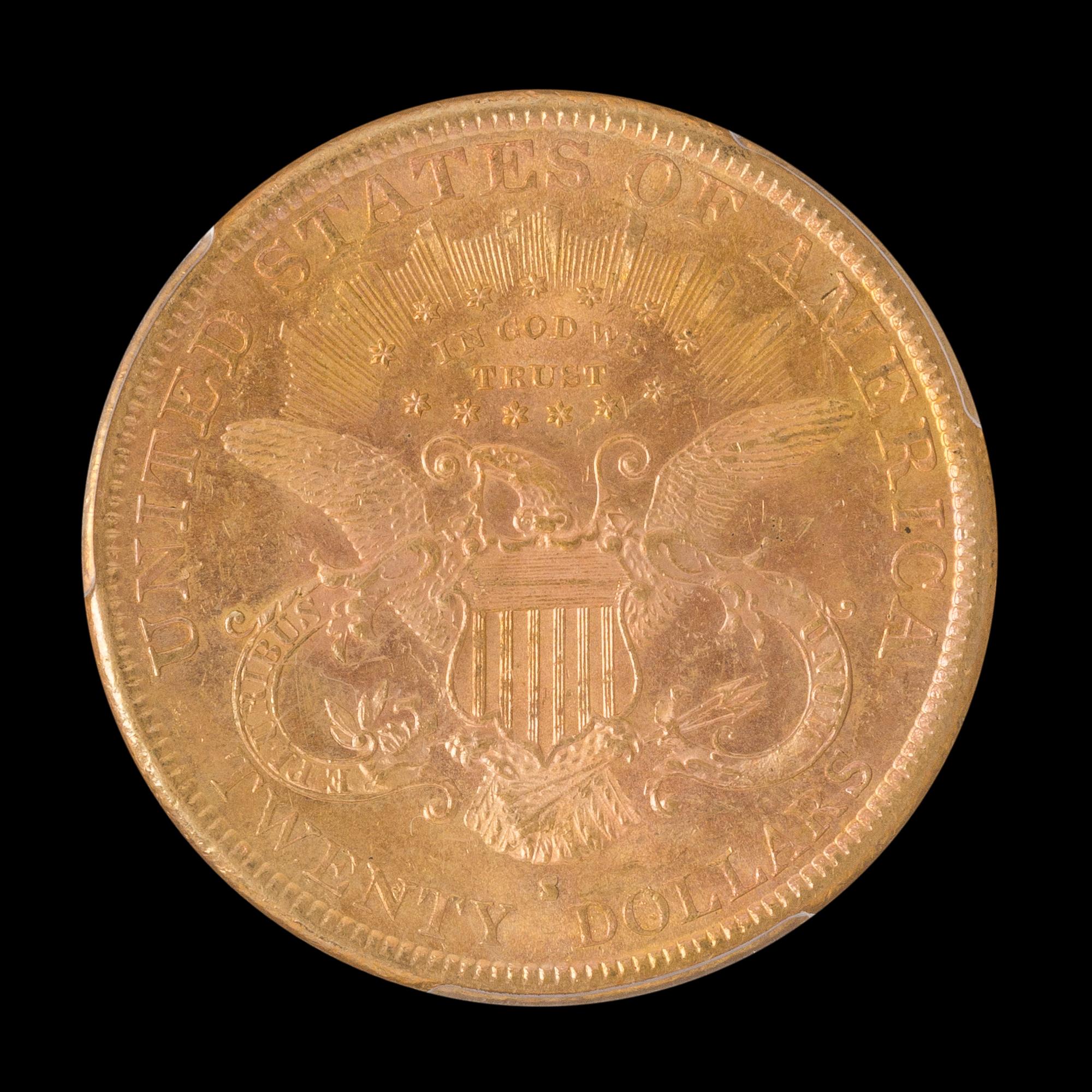 A United States 1883-S Liberty Head $20 Gold Coin