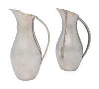 A Pair of Mexican Silver Pitchers