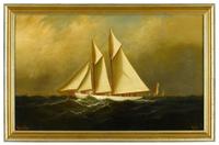 Alexander Charles Stuart (1831-1898) two masted racing ship