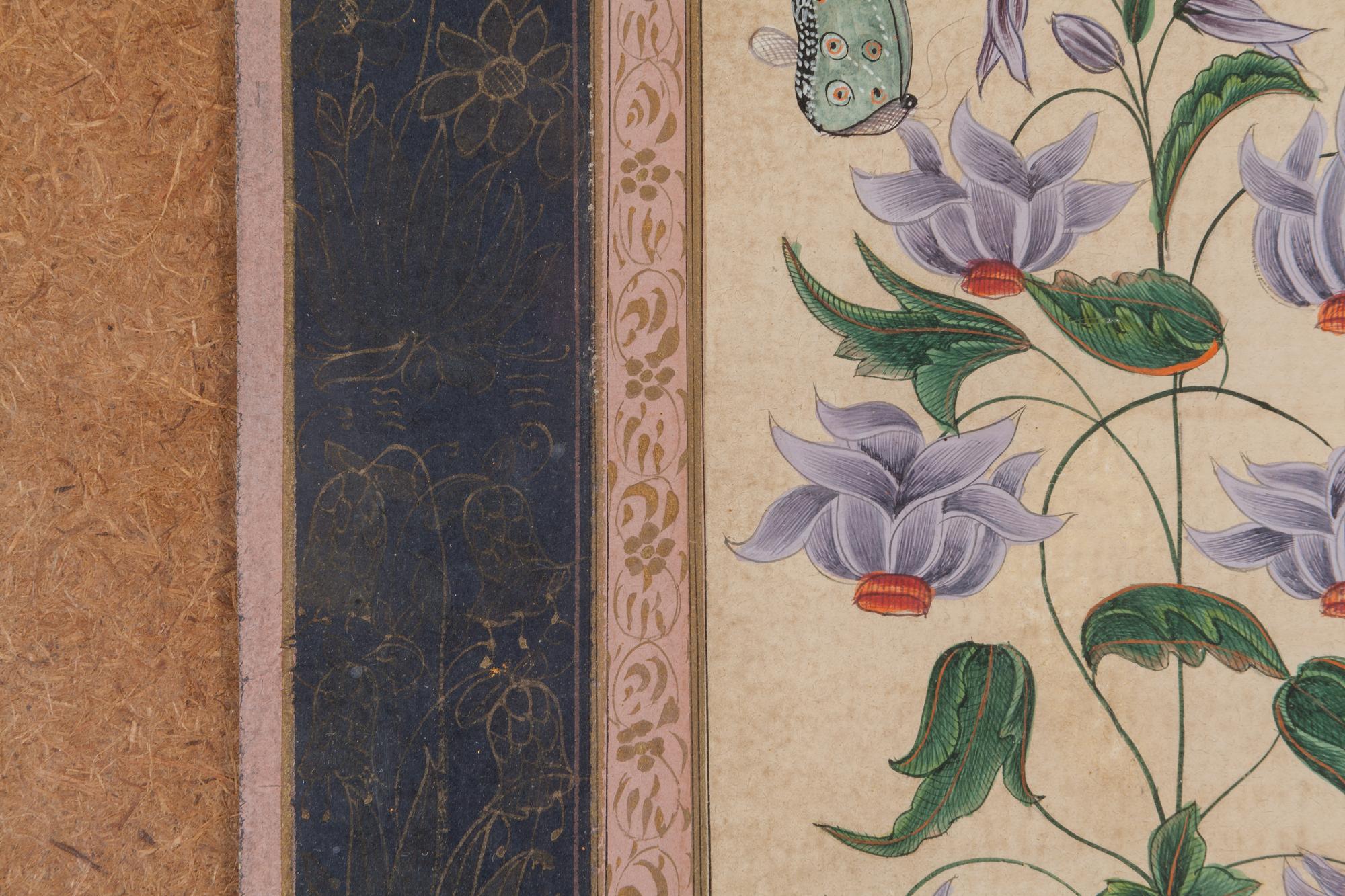 Three Indian Illustrated Manuscript Leaves