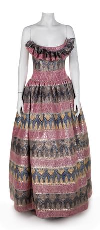 Arnold Scaasi Metallic Ballgown, 1980s