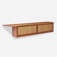 George Nakashima (American, 1905-1990) Double Hanging Wall Cabinet, New Hope, Pennsylvania, 1971