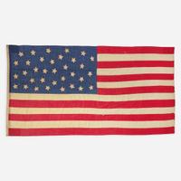 A 34-Star Civil War Era American National Flag 1861-1863